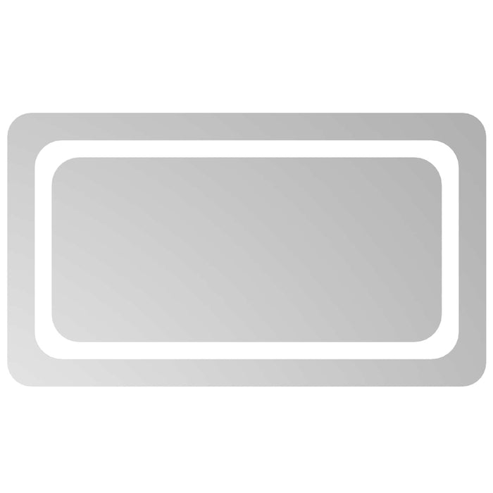 Oglindă de baie cu LED Transparent 70 x 40 cm sticlă securizată WALTI
