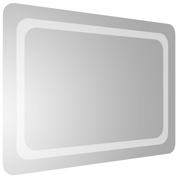 Oglindă de baie cu LED Transparent 70 x 50 cm sticlă securizată WALTI