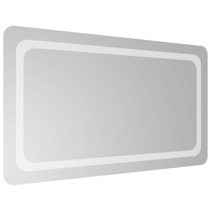 Oglindă de baie cu LED Transparent 90 x 50 cm sticlă securizată WALTI