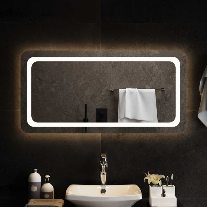 Oglindă de baie cu LED cu oglindă Transparent 100 x 50 cm WALTI