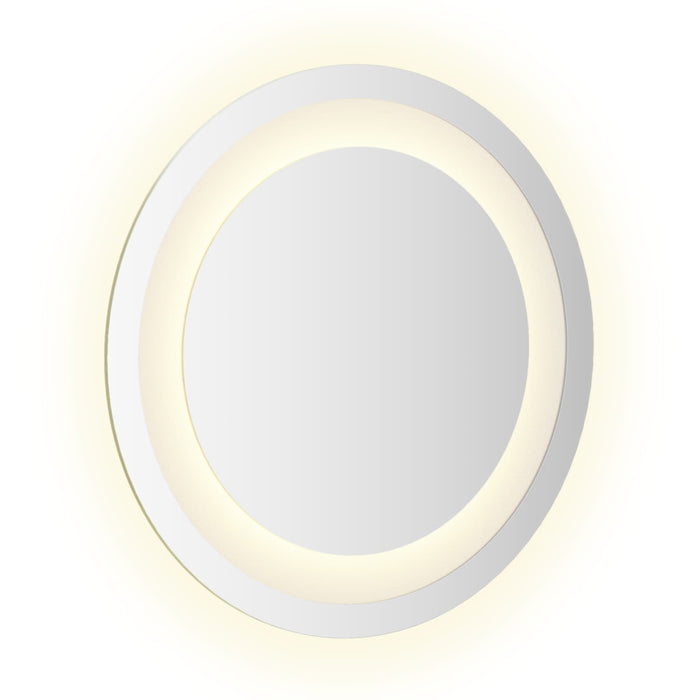 Oglindă de baie cu LED Transparent Ø 30 cm sticlă securizată - WALTI WALTI