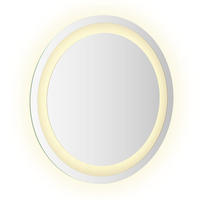 Oglindă de baie cu LED Transparent Ø 40 cm sticlă securizată WALTI