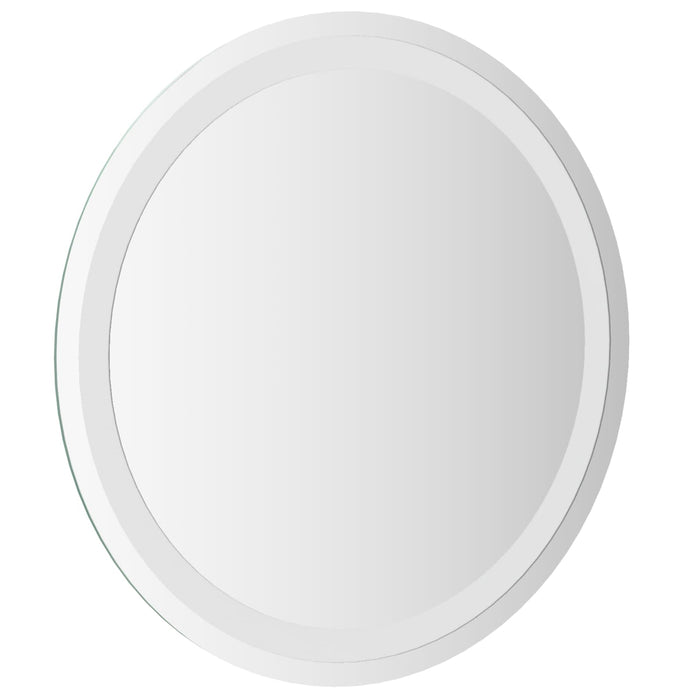 Oglindă de baie cu LED Transparent Ø 50 cm sticlă securizată WALTI