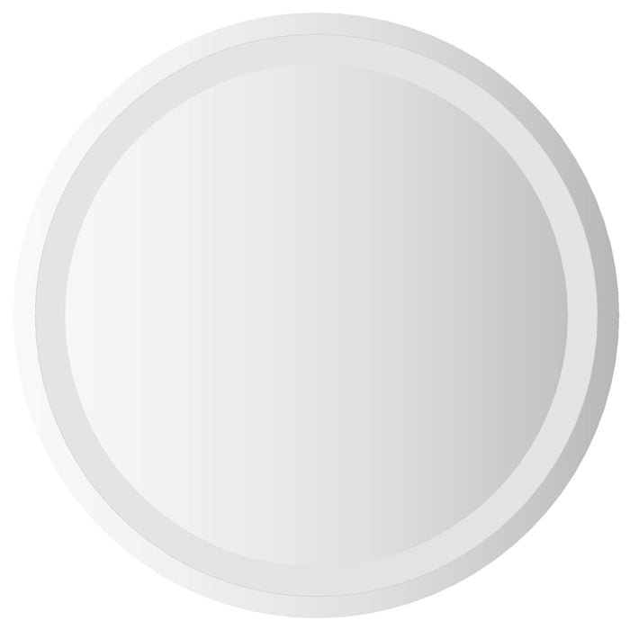 Oglindă de baie cu LED Transparent Ø 50 cm sticlă securizată WALTI