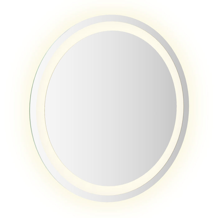 Oglindă de baie cu LED Transparent Ø 50 cm sticlă securizată WALTI