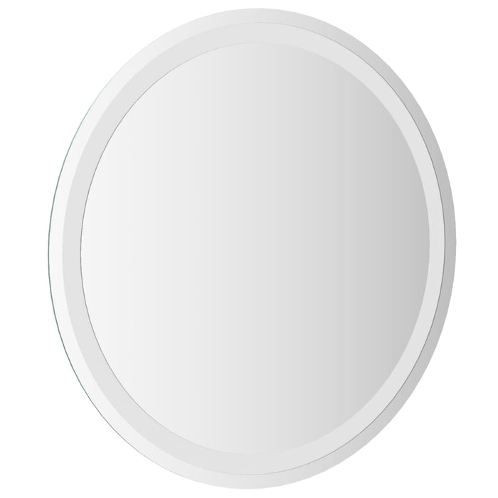 Oglindă de baie cu LED Transparent Ø 60 cm sticlă securizată WALTI