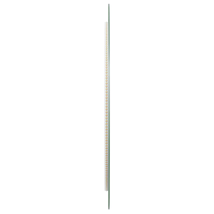 Oglindă de baie cu LED Transparent Ø 70 cm sticlă securizată WALTI