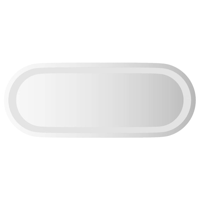 Oglindă de baie cu LED Transparent 50 x 20 cm sticlă securizată WALTI