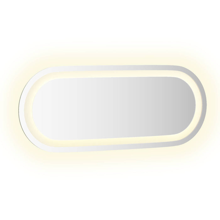 Oglindă de baie cu LED Transparent 50 x 20 cm sticlă securizată WALTI