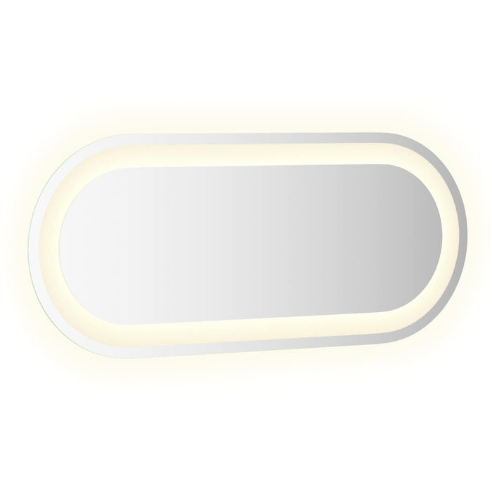 Oglindă de baie cu LED Transparent 70 x 30 cm sticlă securizată WALTI