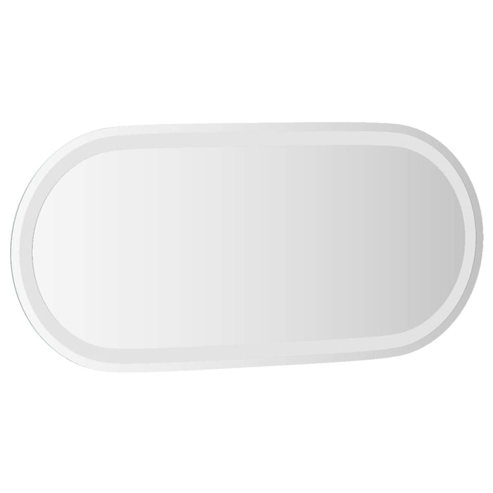 Oglindă de baie cu LED Transparent 80 x 35 cm sticlă securizată WALTI