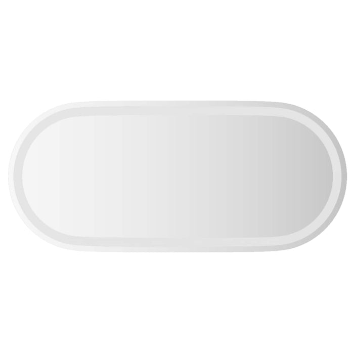 Oglindă de baie cu LED Transparent 80 x 35 cm sticlă securizată WALTI