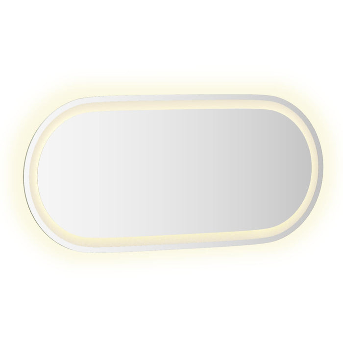 Oglindă de baie cu LED Transparent 80 x 35 cm sticlă securizată WALTI