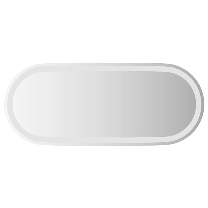 Oglindă de baie cu LED Transparent 90 x 40 cm sticlă securizată WALTI