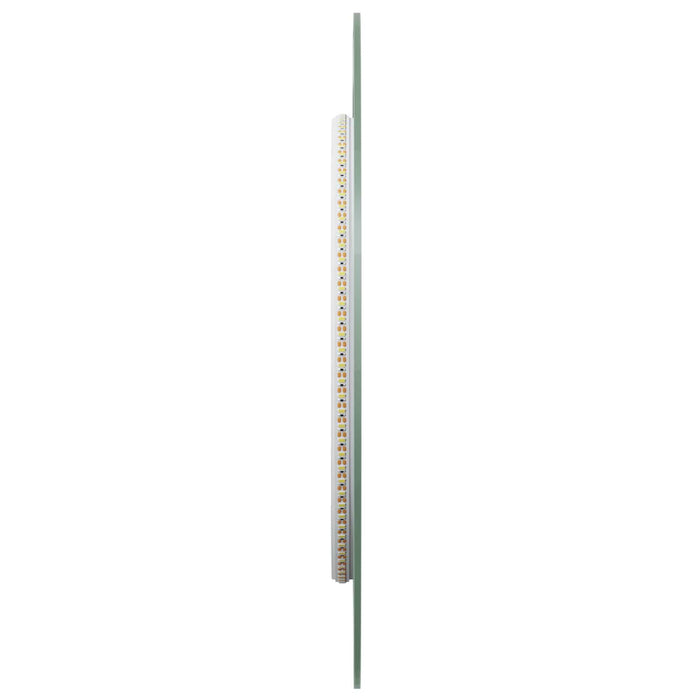 Oglindă de baie cu LED Transparent 90 x 40 cm sticlă securizată WALTI
