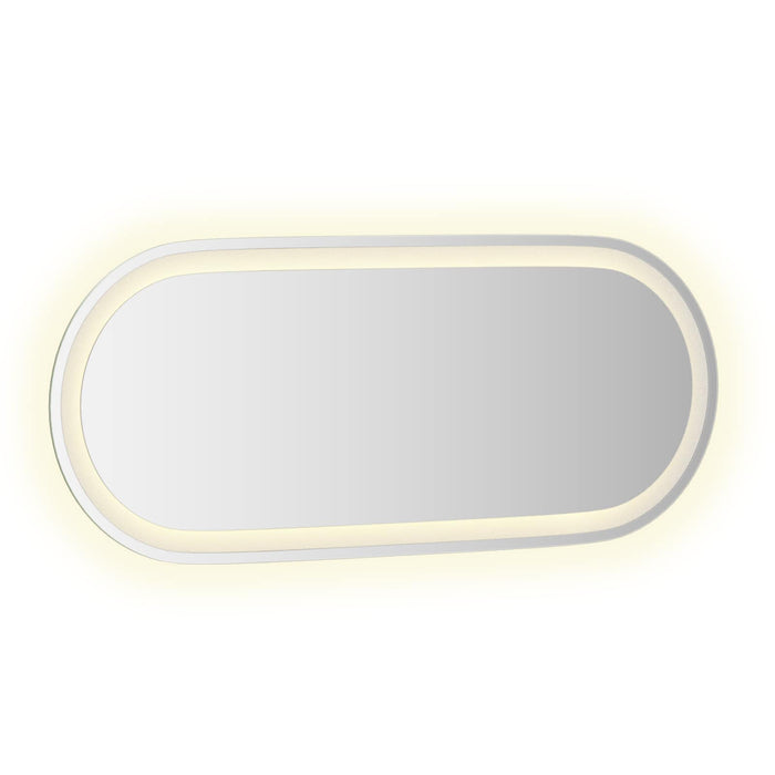 Oglindă de baie cu LED Transparent 90 x 40 cm sticlă securizată WALTI