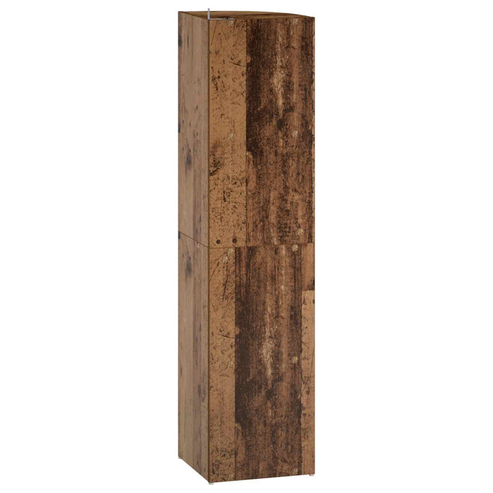 Raft de colț 4 niveluri 31,5 x 31 x 130 cm Lemn prelucrat WALTI