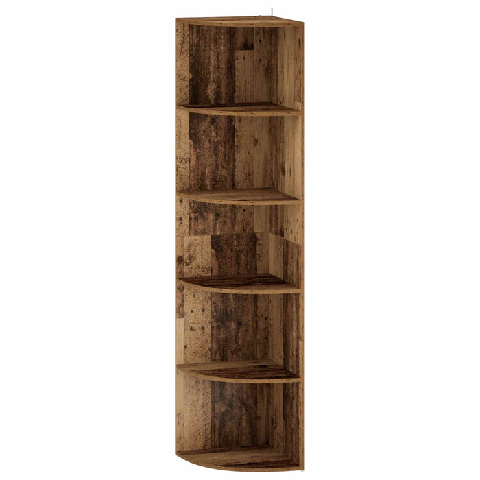 Raft de colț 5 niveluri 41,5 x 41,5 x 178 cm Lemn prelucrat WALTI