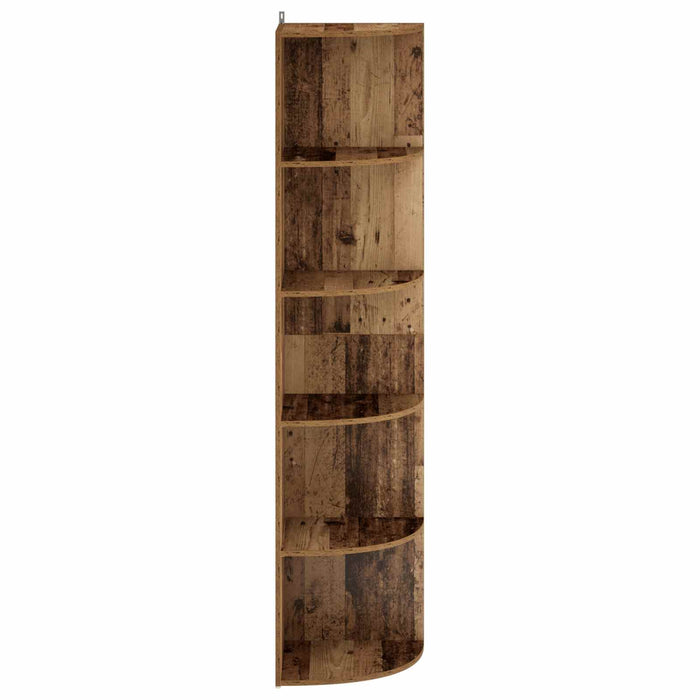 Raft de colț 5 niveluri 41,5 x 41,5 x 178 cm Lemn prelucrat WALTI