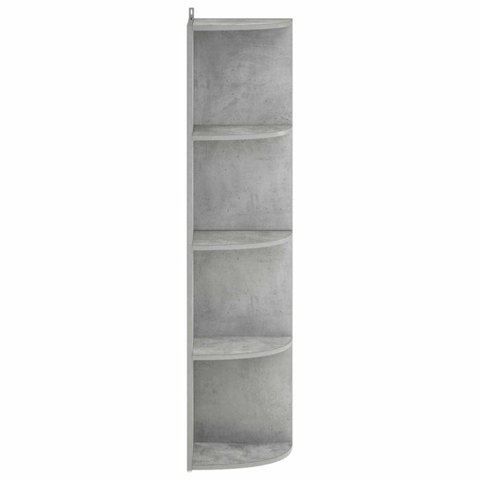 Raft de colț 4 niveluri 41,5 x 41,5 x 143 cm Lemn prelucrat WALTI