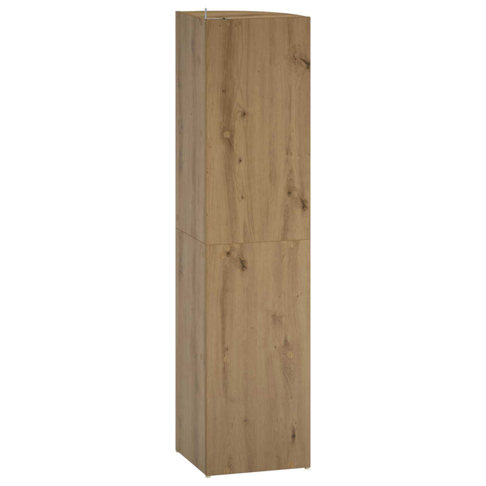 Raft de colț 4 niveluri 41,5 x 41,5 x 143 cm Lemn prelucrat WALTI