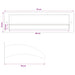 Cascadă de Piscină cu LED Oțel inoxidabil 304 51 x 26 x 13 cm - WALTI WALTI