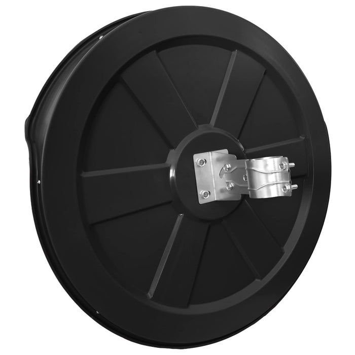 Oglindă convexă pentru trafic exterior Negru Ø75 cm WALTI