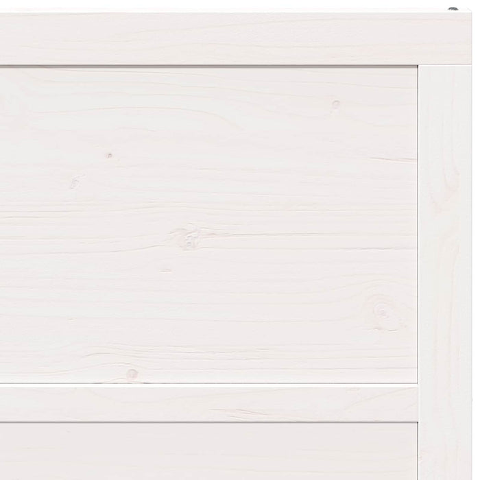 Ușă hambar Alb 80 x 2,5 x 208 cm Lemn masiv de pin WALTI