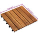 Plăci pentru Deck 20 pcs Maro 30 x 30 cm Lemn de Acacia - WALTI WALTI