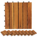 Plăci pentru Deck 30 pcs Maro 30 x 30 cm Lemn de Acacia - WALTI WALTI