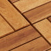 Plăci pentru Deck 20 pcs Maro 30 x 30 cm Lemn de Acacia - WALTI WALTI