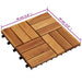 Plăci pentru Deck 20 pcs Maro 30 x 30 cm Lemn de Acacia - WALTI WALTI