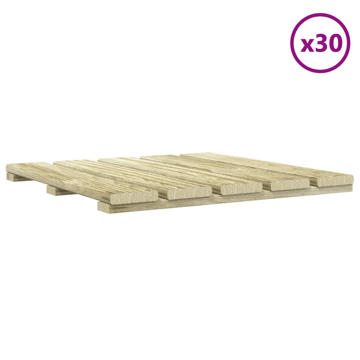 Plăci pentru Deck 30 pcs Verde 50 x 50 cm - WALTI WALTI