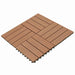 Plăci pentru Deck 22 pcs Maro 30 x 30 cm Lemn compozit - WALTI WALTI