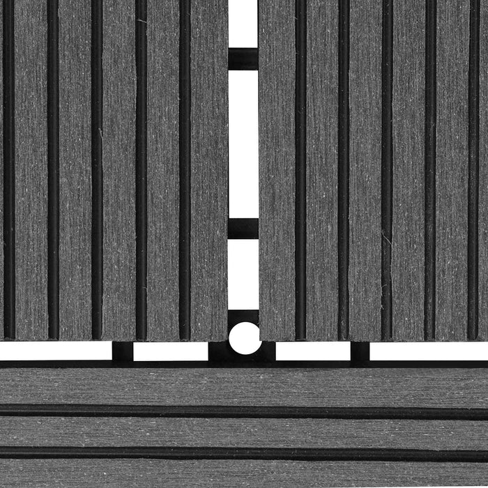 Plăci pentru Deck 22 pcs Gri 30 x 30 cm Lemn compozit - WALTI WALTI
