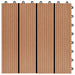 Plăci pentru Deck 22 pcs Lemn de tec 30 x 30 cm Lemn compozit - WALTI WALTI