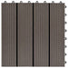 Plăci pentru Deck 22 pcs Maro închis 30 x 30 cm Lemn compozit - WALTI WALTI