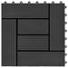 Plăci pentru Deck 22 pcs Negru 30 x 30 cm Lemn compozit - WALTI WALTI