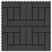 Plăci pentru Deck 22 pcs Negru 30 x 30 cm Lemn compozit - WALTI WALTI