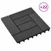 Plăci pentru Deck 22 pcs Negru 30 x 30 cm Lemn compozit - WALTI WALTI
