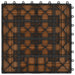Plăci pentru Deck 22 pcs Lemn de tec 30 x 30 cm Lemn compozit - WALTI WALTI