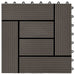 Plăci pentru Deck 22 pcs Maro închis 30 x 30 cm Lemn compozit - WALTI WALTI