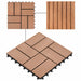 Plăci pentru Deck 22 pcs Maro 30 x 30 cm Lemn compozit - WALTI WALTI