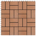 Plăci pentru Deck 22 pcs Maro 30 x 30 cm Lemn compozit - WALTI WALTI