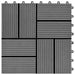 Plăci pentru Deck 22 pcs Gri 30 x 30 cm Lemn compozit - WALTI WALTI