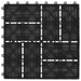 Plăci pentru Deck 22 pcs Negru 30 x 30 cm Lemn compozit - WALTI WALTI