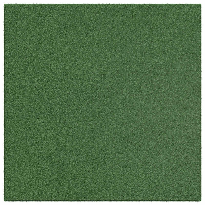 Plăci de Protecție la Cădere 24 pcs Verde 50 x 50 cm Cauciuc - WALTI WALTI