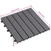 Plăci pentru Deck 20 pcs Gri 30 x 30 cm Lemn de Acacia - WALTI WALTI