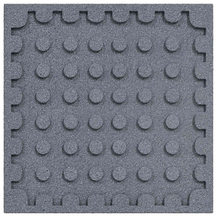 Plăci de Protecție la Cădere 18 pcs Gri 50 x 50 cm Cauciuc - WALTI WALTI