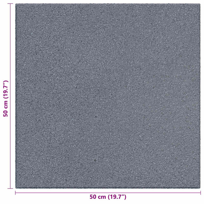 Plăci de Protecție la Cădere 18 pcs Gri 50 x 50 cm Cauciuc - WALTI WALTI